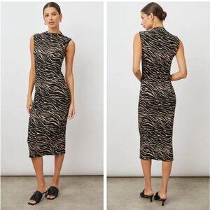 Rails Wakely Pleated Midi Dress in Cairo